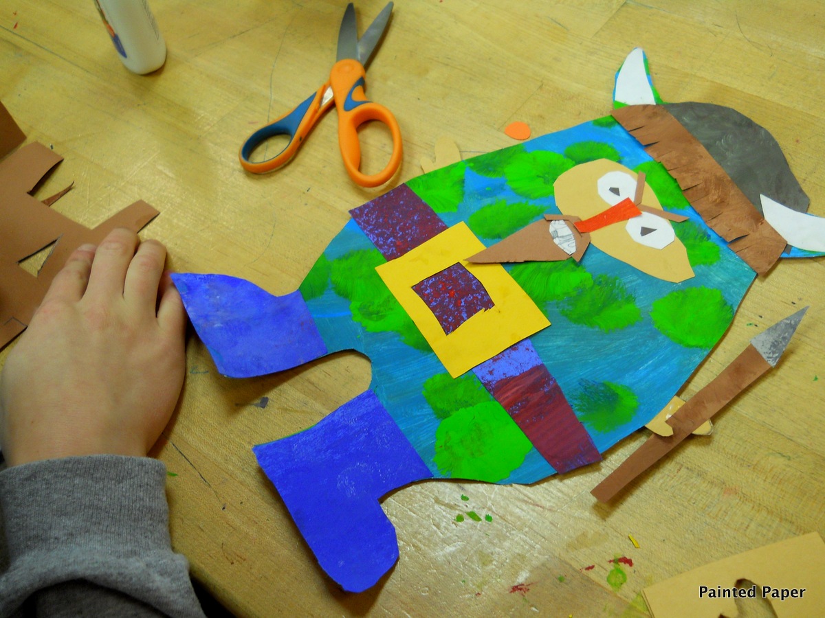 PAINTED PAPER Vikings!