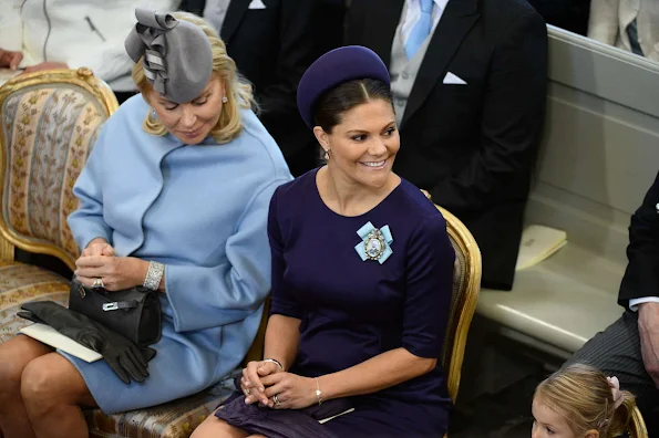 Princess Madeleine, Chris O'Neill and Princess Leonore, King Carl Gustaf and Queen Silvia, Crown Princess Victoria and Prince Daniel, Prince Carl Philip and Princess Sofia 