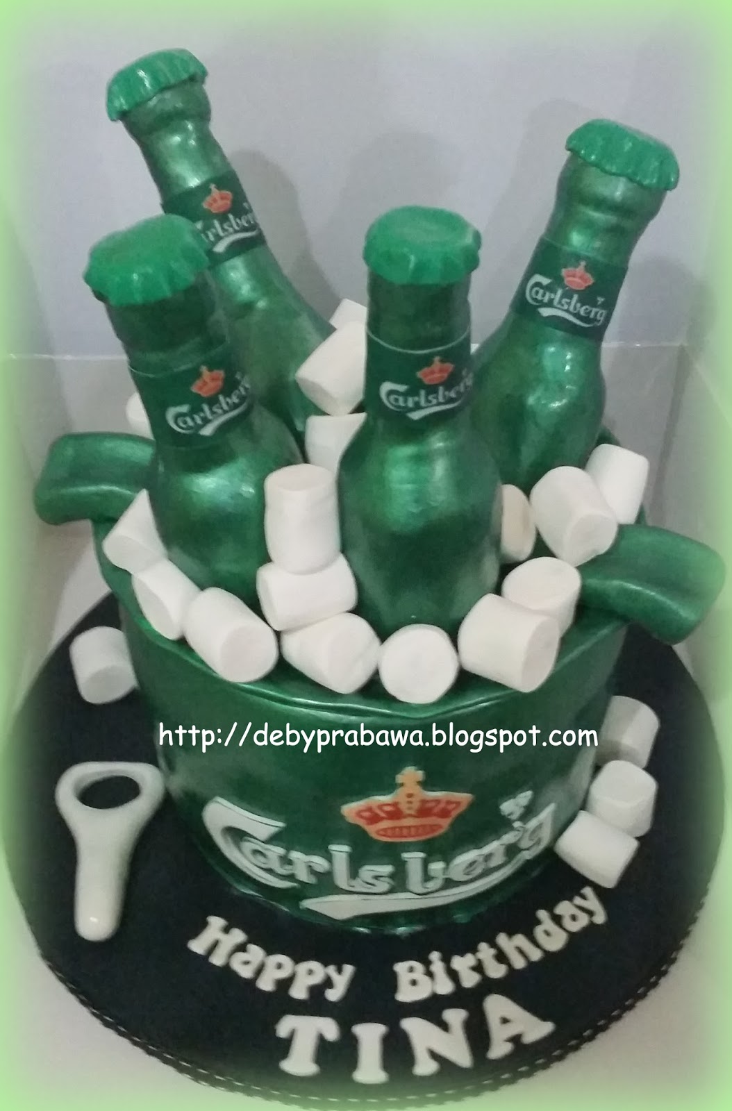 Butterfly Cake Beer Cake Carlsberg Beer