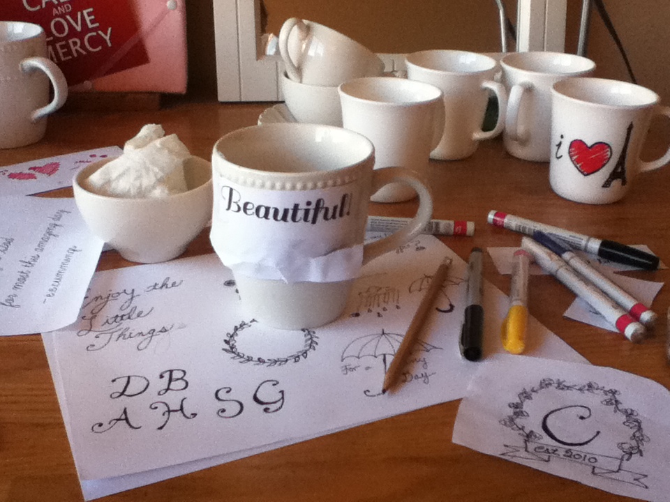 Tutorial DishwasherSafe Sharpie Mugs The Minimalish Mama