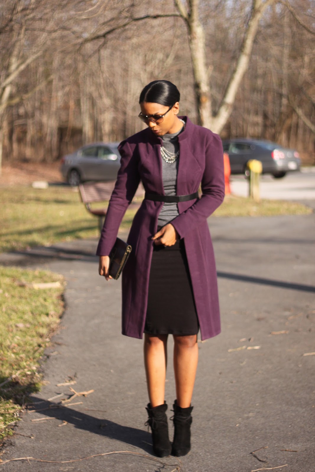 DIY Eggplant Coat Beaute' J'adore