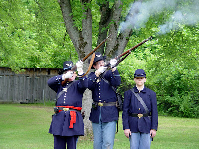 Civil War re-enactors