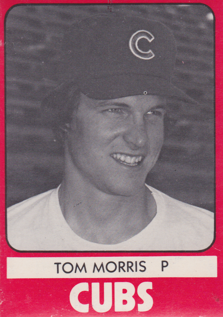 Number 5 Type Collection 1980 TCMA Quad City Cubs Baseball 5, Tom Morris