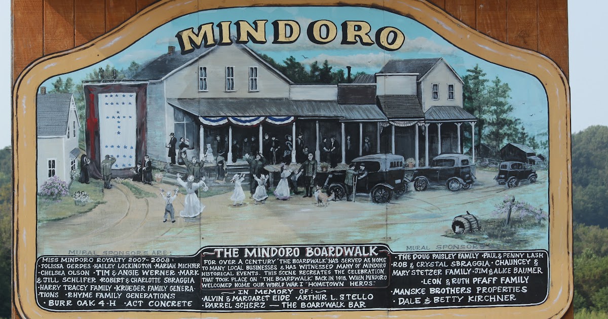 Wisconsin Historical Markers Historic Mindoro The Mindoro Boardwalk