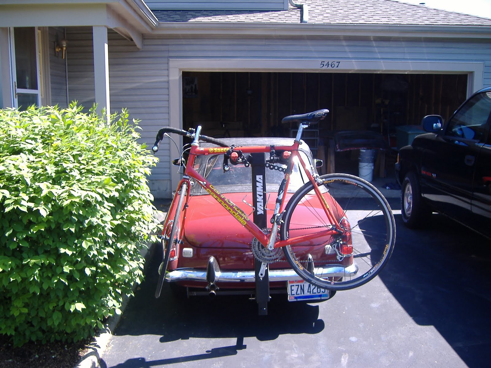 1974 MGB Trailer Hitch & Bike Rack MGB