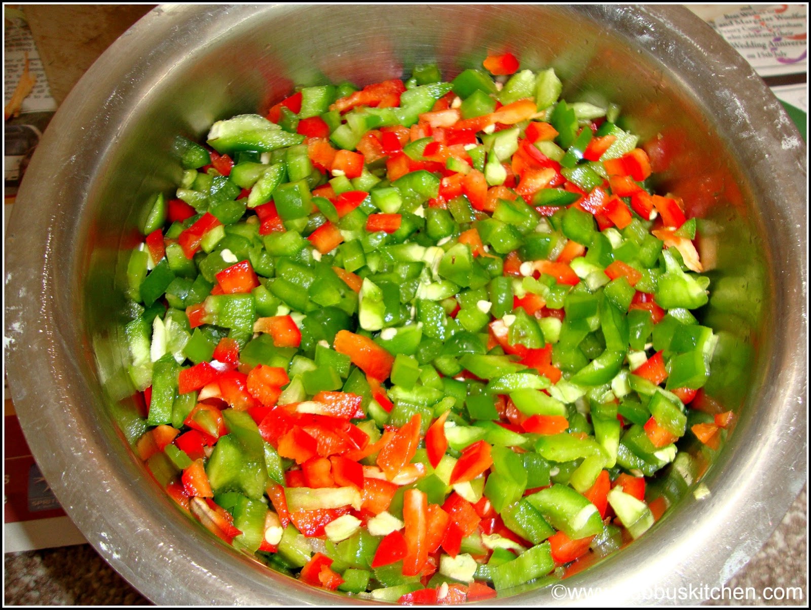 Capsicum Masala Dry Curry Bell Pepper Stir Fry Subbus Kitchen