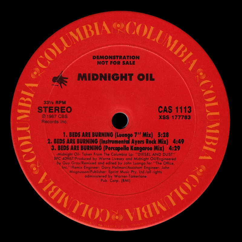 EL CLUB DE TOBI Beds Are Burning. Midnight Oil.