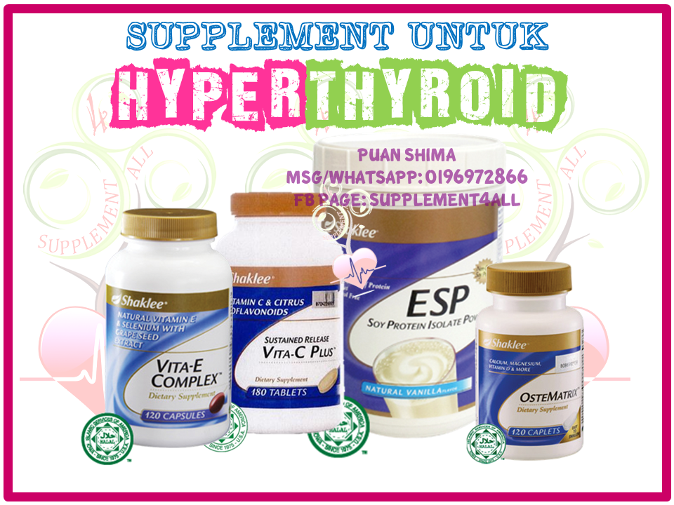 Supplement Shaklee Untuk Thyroid Hypothyroid atau Hyperthyroid