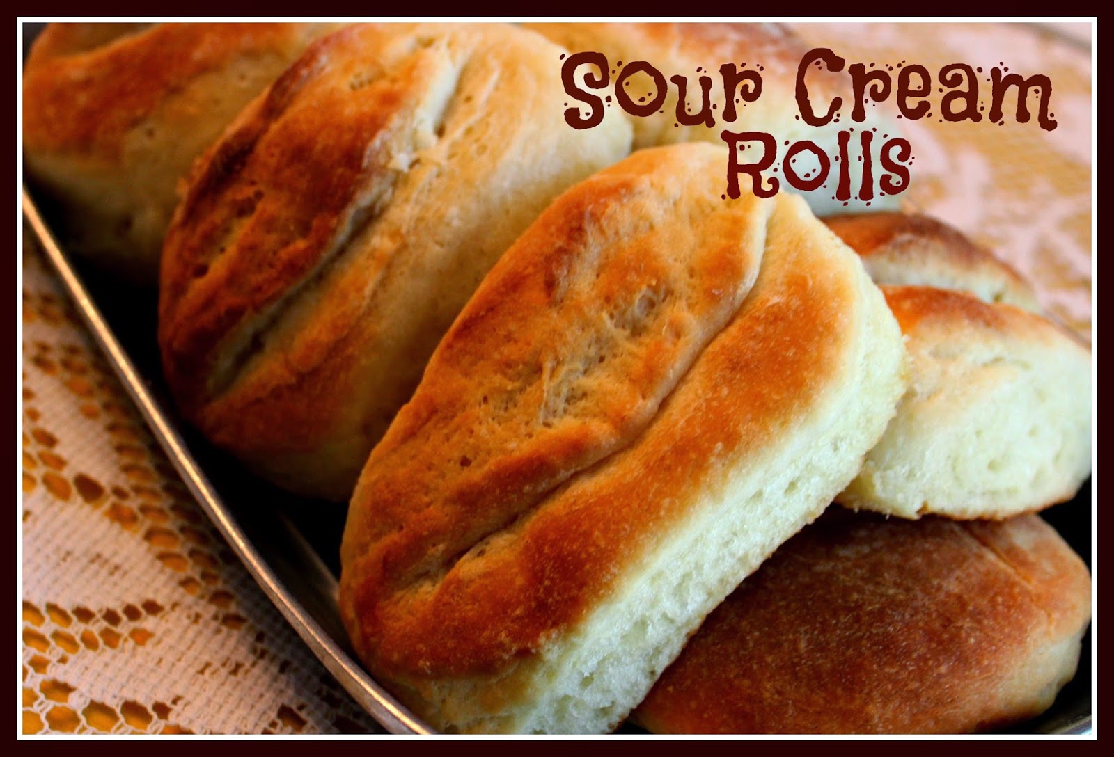 Sweet Tea and Cornbread Sour Cream Rolls!