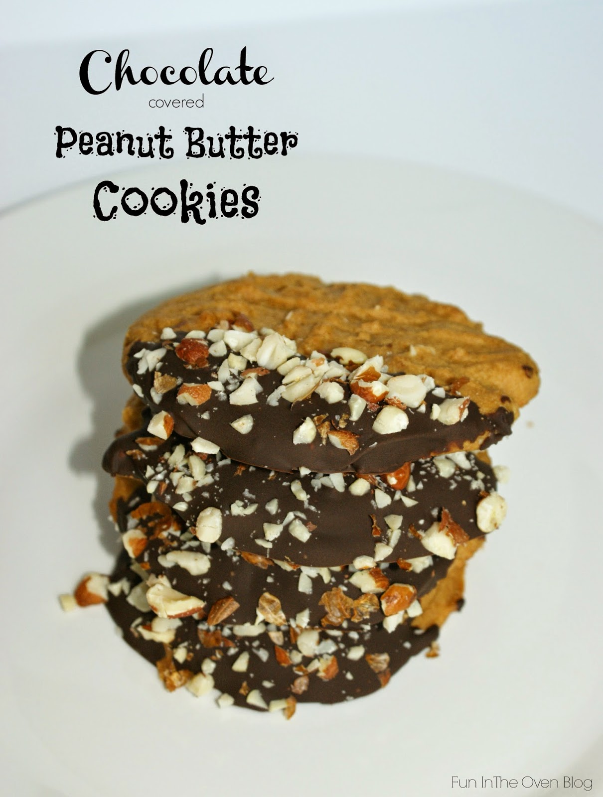 Fun in the Oven ChocolateCovered Peanut Butter Cookies