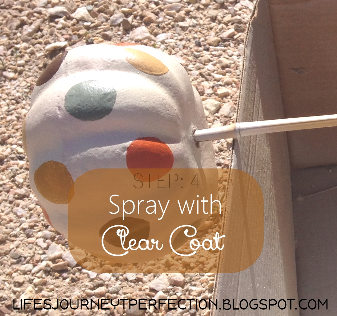 Life's Journey To Perfection DIY Halloween Craft Foam Pumpkin Topiary