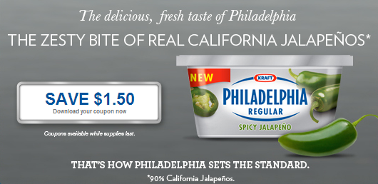 High Value Philadelphia Cream Cheese Coupons As Low As