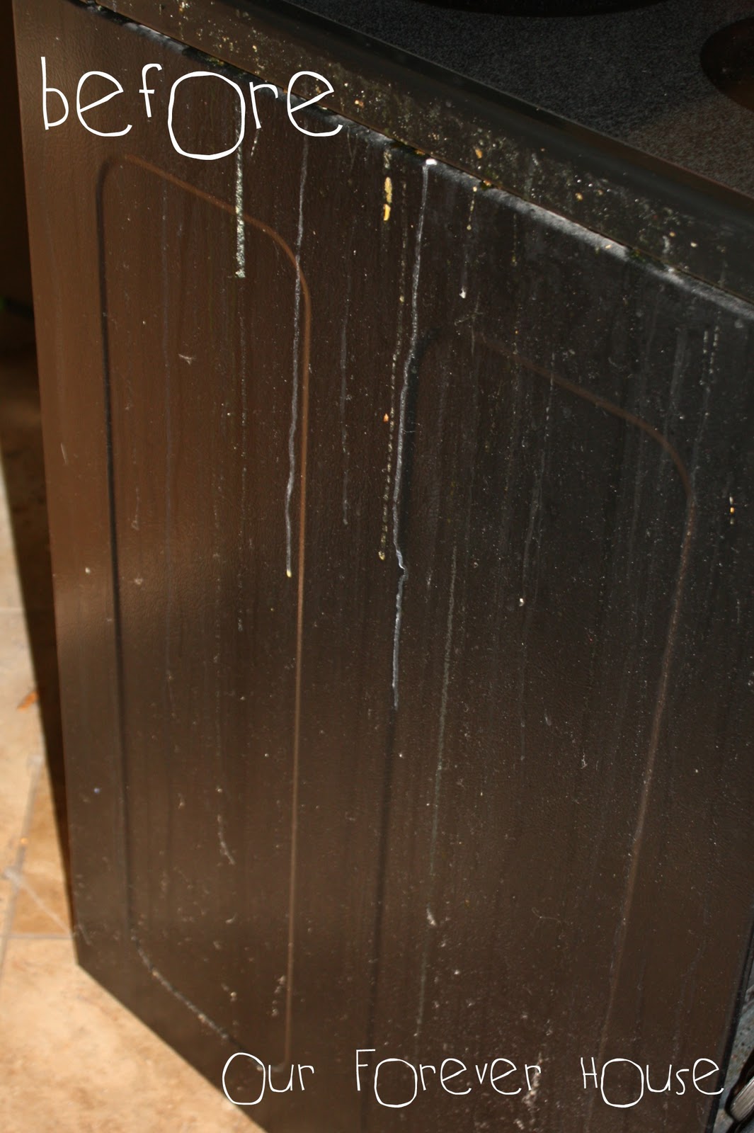 How to clean grease off kitchen cabinets eraser to get the stubborn sticky stuff to come off