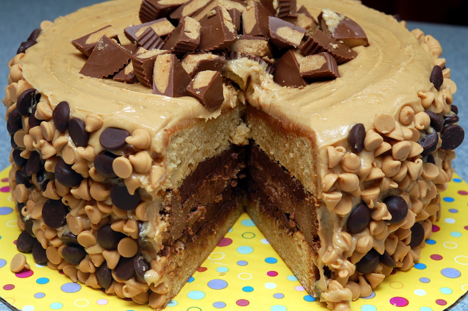 Aunt Betty's Country Kitchen REESE'S OVERLOADED CAKE