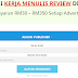 Kerja menulis review diblog