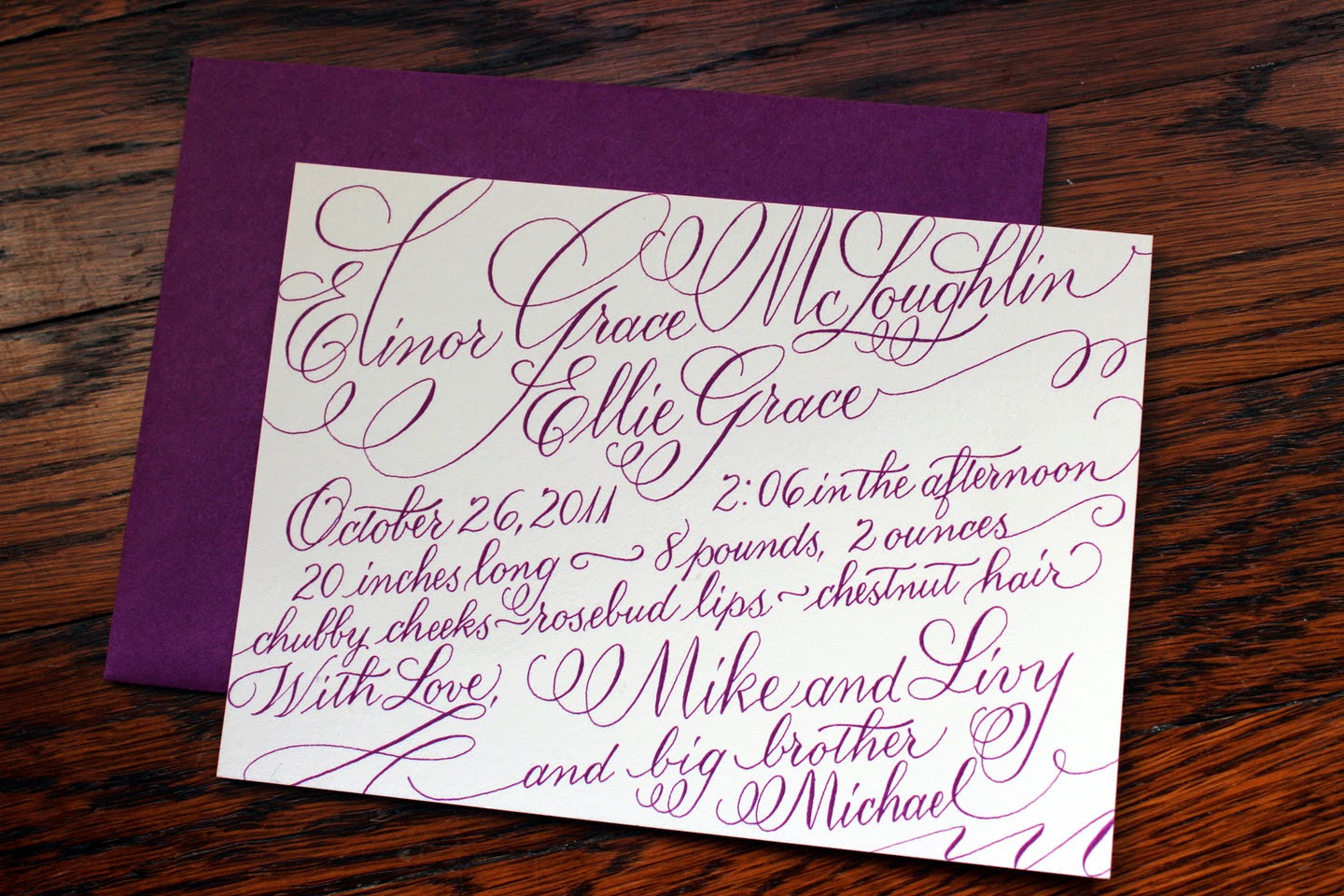 birth announcements without photos