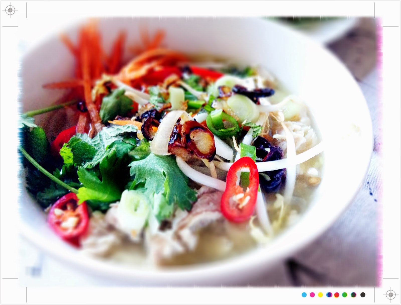 Toast Spicy Chicken Noodle Soup