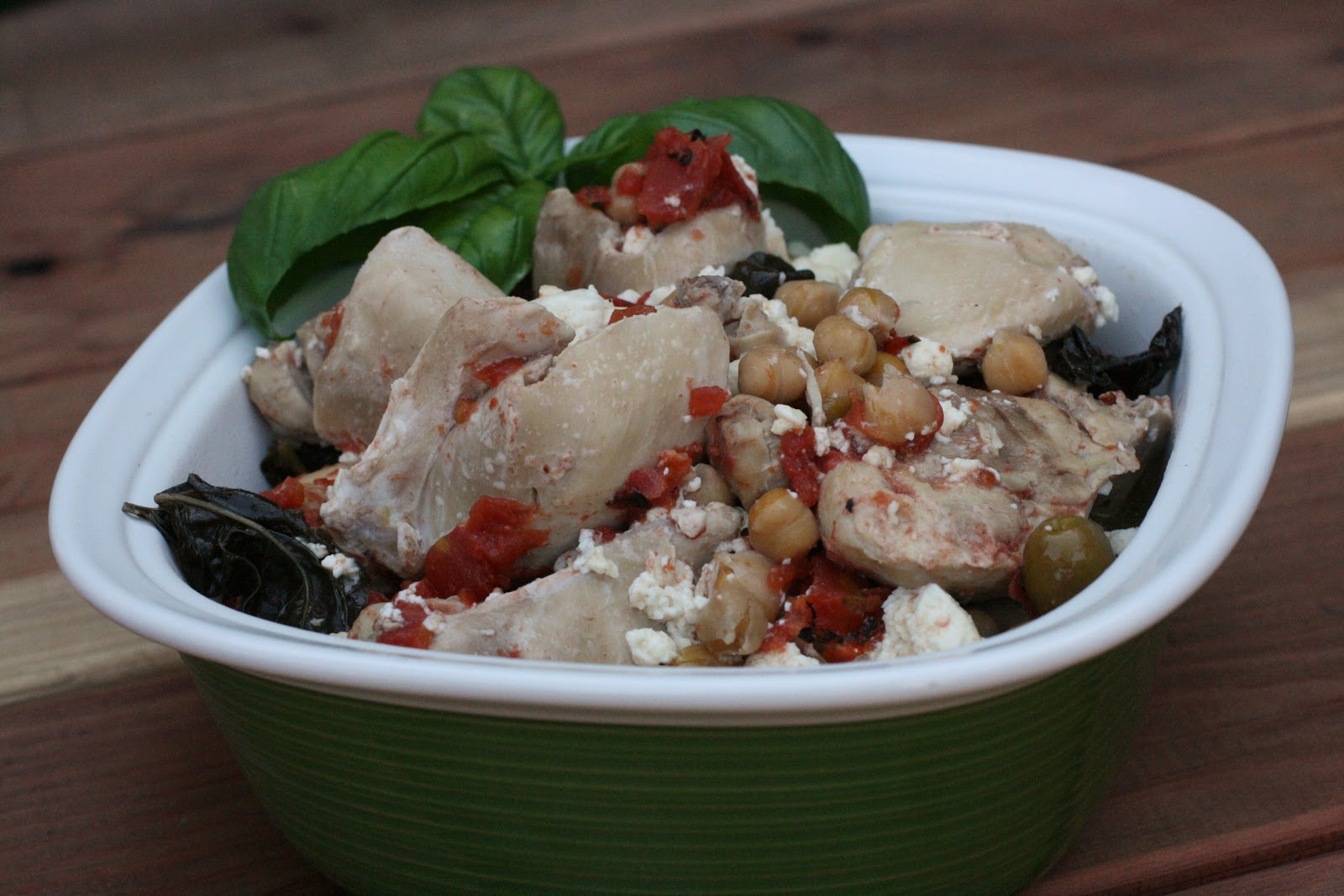 Basil Chicken with Feta Slow Cooker Recipe A Year of Slow Cooking