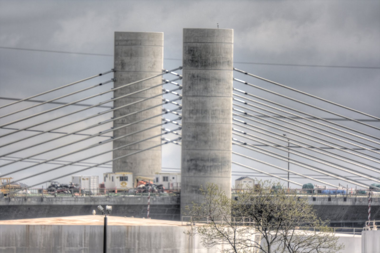 Life, On A Bridged "Q" Bridge, New Haven, CT