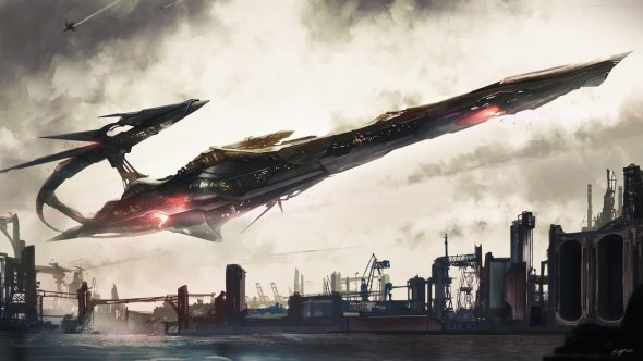 As ilustrações de ficção científica de Thibault Girard Thibault Girard kailyze deviantart ilustrações ficção científica