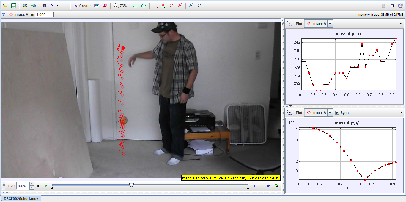 123 Physics! Tracker Video Analysis of Falling