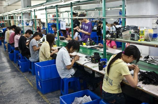 people in factories