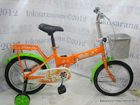 Sepeda Lipat Anak Evergreen 116-2 Tiread 16 Inci
