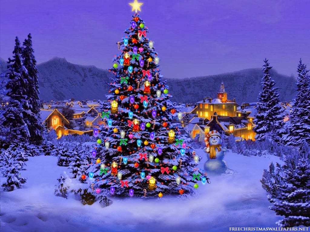The Bright Side The Lights On The Christmas Tree