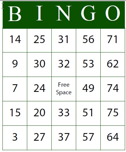 Bingo Chart Maker