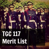 TGC 117 Merit List