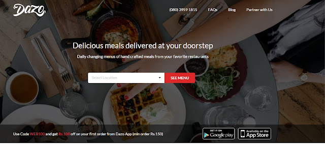Dazo Food Delivery StartUp