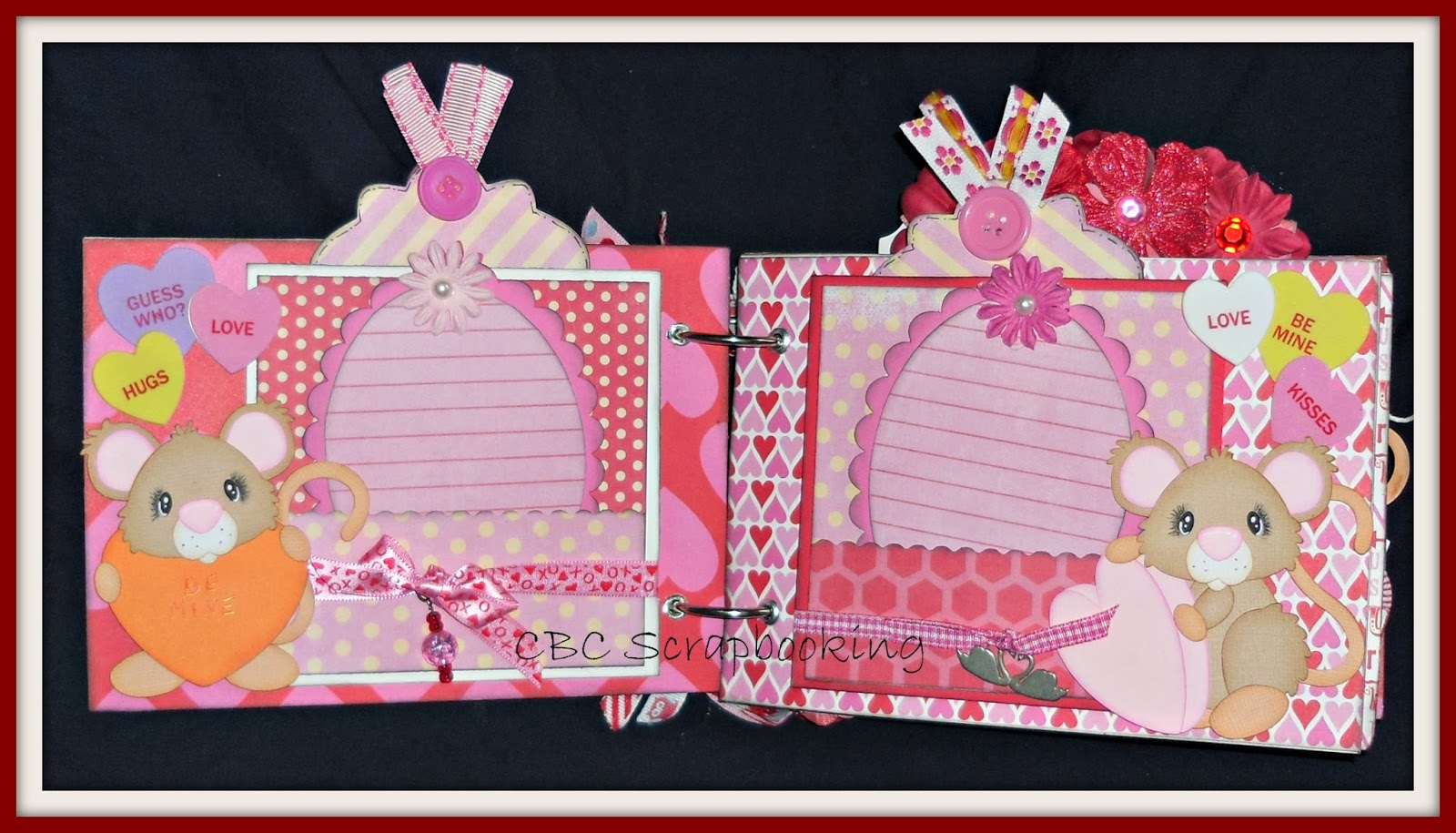 s day mini album valentines day photo album