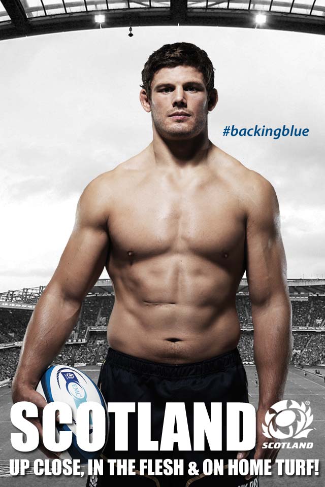 American Irish Scotland Rugby Shirtless