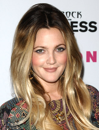 Bad Ombre Hair Drew Barrymore via dailymakeover 