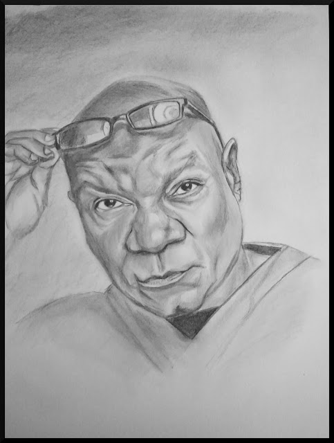 Ving Rhames. Autor: José M. Gallego. Grafito.