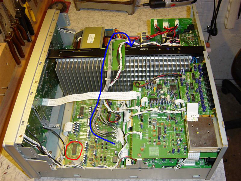 Larrys Corner Marantz SR7500 repair