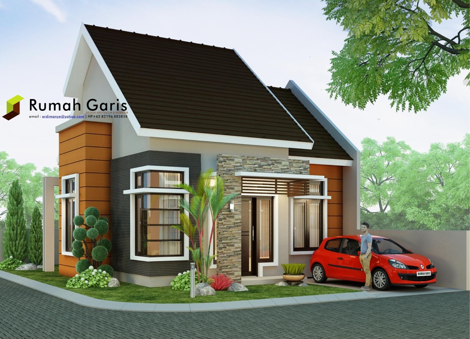 Rumah Minimalis Modern Tipe Di Lahan Sudut X Meter Rumah Garis Rumah Minimalis Modern Tipe Di Lahan Sudut X Meter Rumah Garis