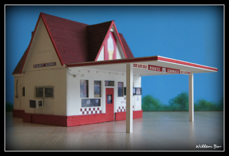 Route 66 Art The Dairy King, Commerce Oklahoma