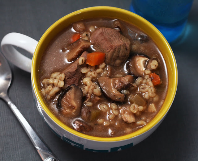 Recipes by Rachel Rappaport Mushroom Barley & Beef Soup