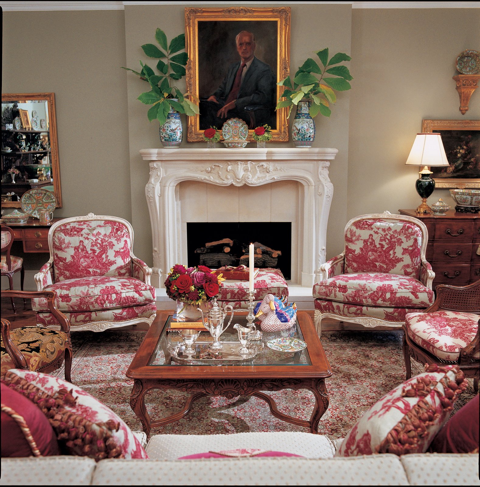 Eye For Design Decorating With Red Toile