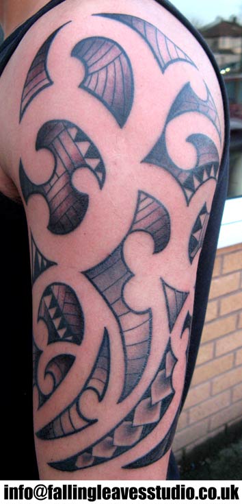fallingleavestattoostu...after on the inner Bicep