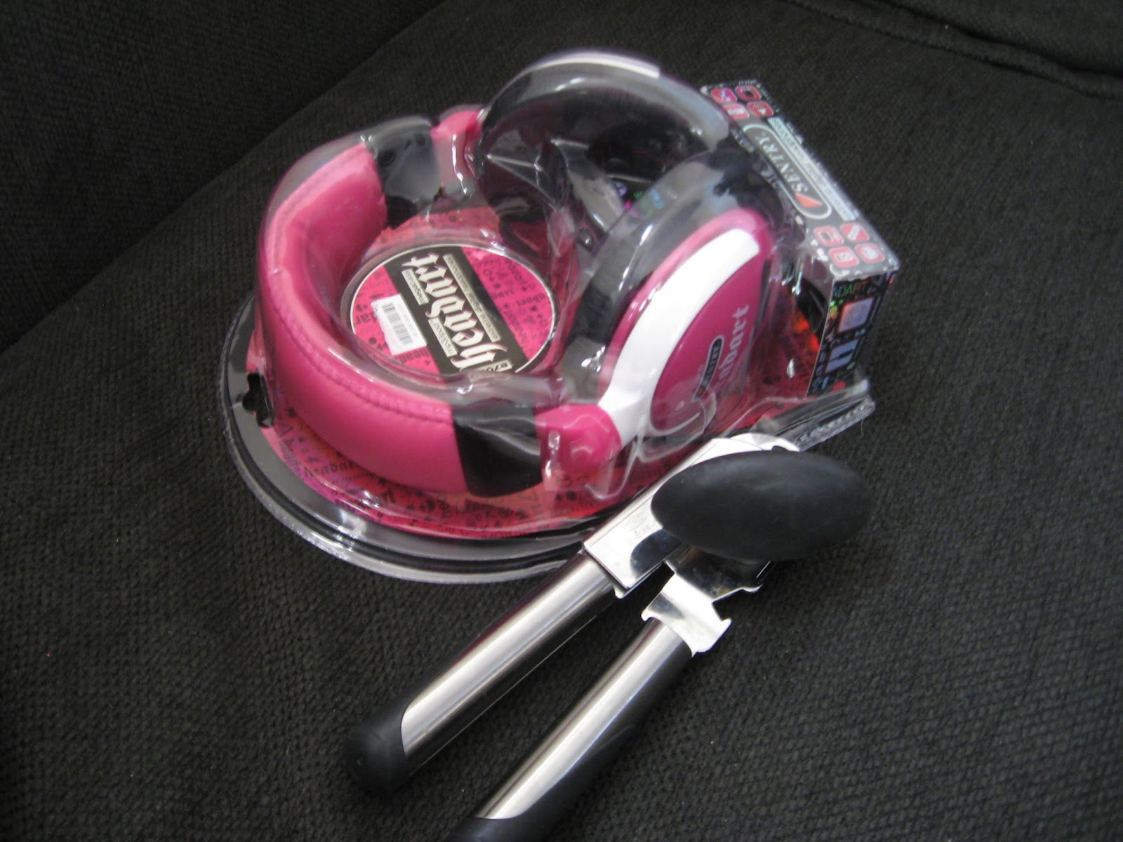 Sisters with Stuff A Can Opener to open those hard plastic packages