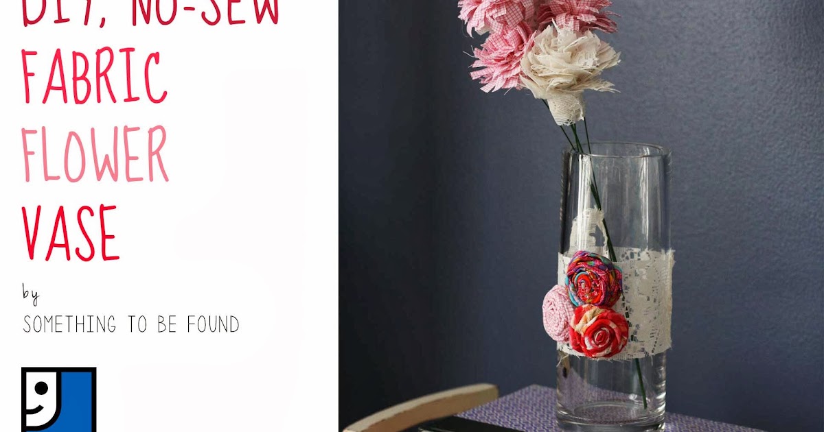 Something to be Found Goodwill Project 16 DIY, NoSew Fabric Flower