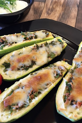 oven baked zucchini boats