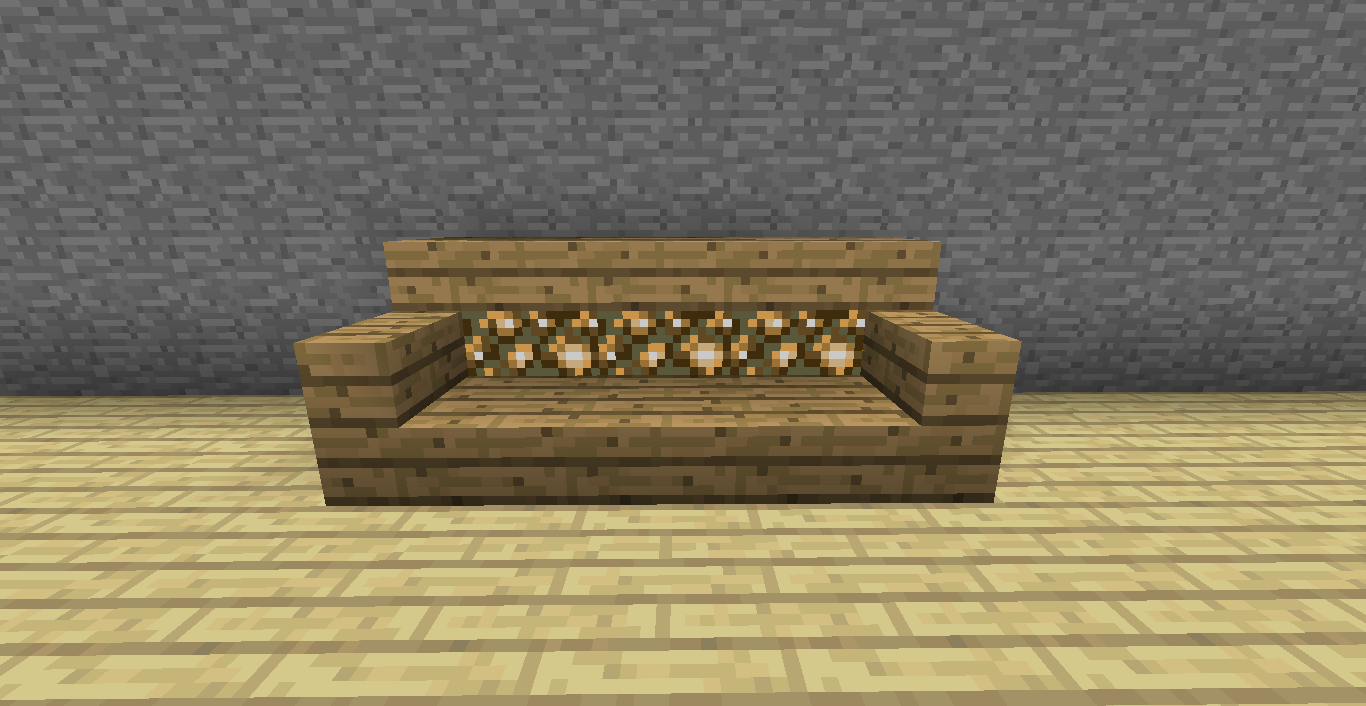 Furniture and decoration in Minecraft without mods Your