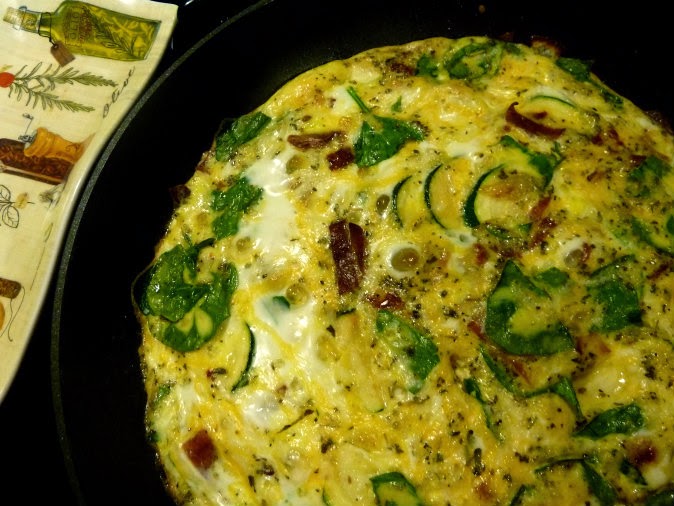 Baking and Cooking, A Tale of Two Loves Spinach, Bacon, and Sun Dried