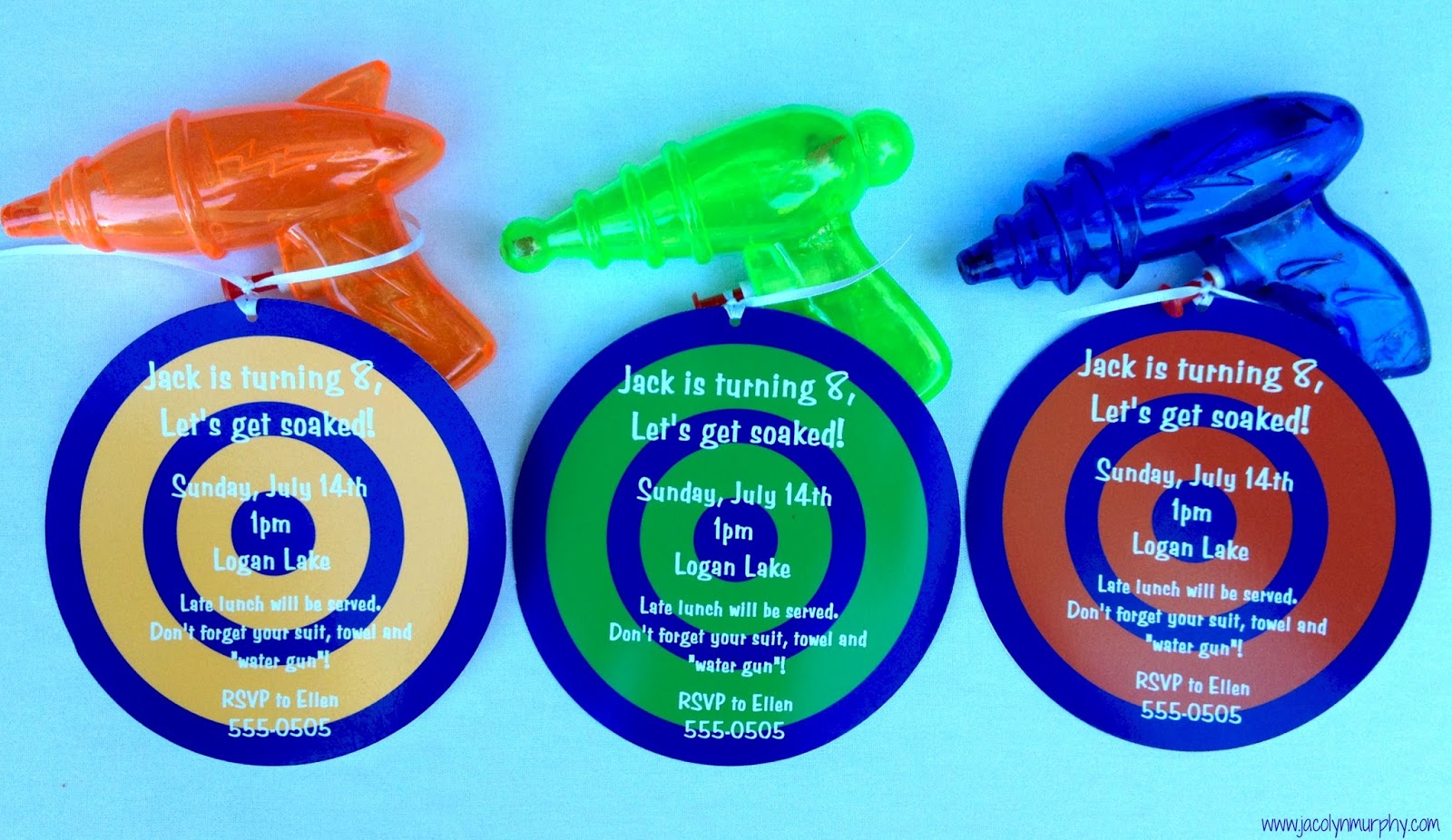 Jac o' lyn Murphy Aiming to have a Blast! Water Gun Party