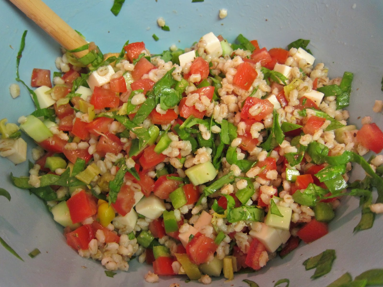 The Vegan Chronicle Barley "Pasta" Salad
