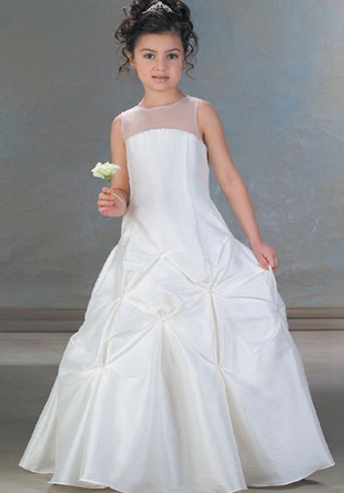 Latest World Hairstyles Toddler Flower Girl Dress White