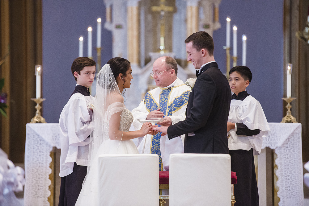 Catholic Wedding in Springfield, Virginia at St. Raymond of Penafort